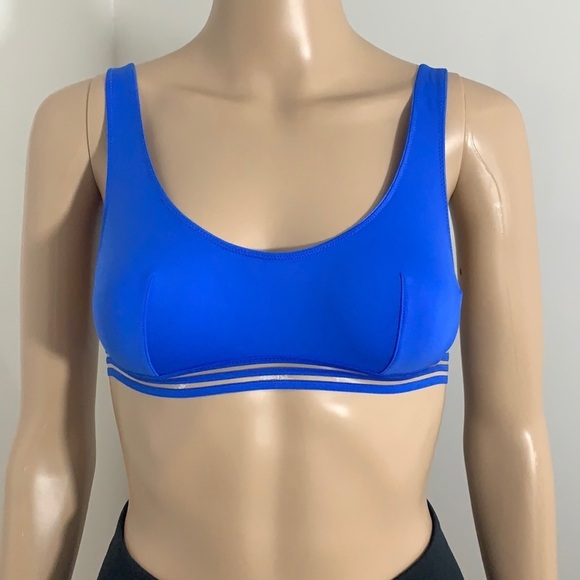 New Victoria's Secret Blue Mesh Bralette - Picture 1 of 13